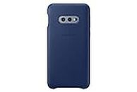 SAMSUNG Galaxy S10E Leather Cover Case - Navy Blue
