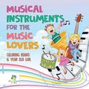Libros para colorear instrumentos musicales para amantes de la música niña de 6 años de Educa
