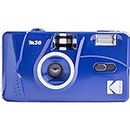 Kodak M38 35mm Film Camera - Focus Free, Powerful Built-in Flash, Easy to Use (Classic Blue)