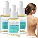 CollagenPlus Lifting Body Oil - 3Pcs Collagen Plus Firming Body Oil,Anti-Aging Collagen Lifting Body Oil,Body Oils for Women,Anti-Aging Serum for Face and Body,Reduces Fine Lines and Wrinkles