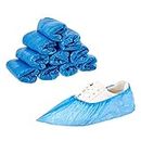 Kinbontop Disposable Shoe Covers, Waterproof and Dustproof (100-Pack)