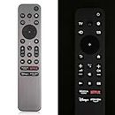 RMF-TX900U Backlit Voice Remote RMF-TX900B with Beep Location Function for Sony Bravia TV Remote, Sony Bravia Full 2022 4K 8K HDTV X90L XR50 XR55 XR65 KD43 KD55 KD 65 Series Smart TV