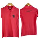 Polo Top Under Armour Wounded Warrior Project Heat Gear rosa mediano