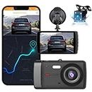 Generic Clearance 1080P FHD Dash Cam, 4 Inch Car Dashboard Camera Recorder with Dual Lens, Night Vision, 150° Wide Angle, Live View Car Video Recorder Orders Placed by Me Clearance Prime Only