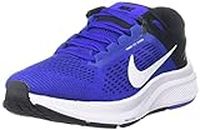 Nike Air Zoom Structure 24, Men's Road Running Shoes Uomo, Old Royal/White-Black-Racer Blue, 45.5 EU