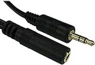 World of Data FPUK 5 metre 3.5mm Jack Headphone/Mic EXTENSION Cable Lead