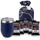 Coffee Gift Basket - Coffee Gifts Set Includes Double Insulated Coffee Cup and F