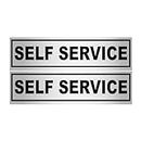 Ordershock Self Service Sign Board For Self Adhesive Multicolor Sunboard 8x2.2 Inch