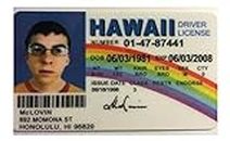 McLovin - Hawaii Drivers License - Superbad - Novelty Movie Prop Reproduction