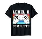 11 cumpleaños Level Compete Gamer Gaming Zock. Camiseta