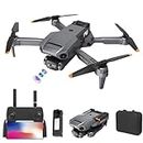GoolRC RC Drone with Camera 4K Dual Camera RC Quadcopter with Function Drone with Camera for Kids 4 Sided Obstacle Avoidance Waypoint Flight Gesture Control Storage Bag Package Mini Drone Black