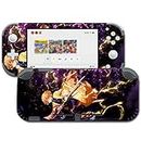 GilGames Vinyl Skin Stickers for Nintendo Switch Lite, Anime Decals Protector Wrap Protective Faceplate Cover Full Set Console