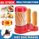 Hot Dog Machine Maker Home Fast And Essential Efficient Party gadget Steamer AU