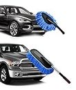 YeewayVeh Car Duster Kit, 2 Pack Car Dust Brush Set with Microfiber Pollen Dusters Scratch Free, Extendable Car Duster Brush & Dash Duster for Car Exterior Interior Cleaning Tools