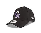 New Era Colorado Rockies 9forty Adjustable Cap MLB The League Black - One-Size