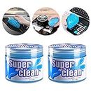 2 Pack Car Cleaning Gel for Car Detailing, Car Interior Cleaner Dust Cleaning Gel Keyboard Cleaner Gel Reusable for Cars and Keyboard Car Vent Cleaner