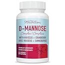 D Mannose Capsules | 1000mg [High Potency] D-Mannose & Cranberry Pills for Urinary Tract Treatment with Cranberry Supplement, Dandelion Extract, & Hibiscus Powder | D-Mannose UTI Support (60 ct.)