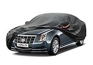 Kayme 7 Layers Car Cover Custom Fit for Cadillac CTS (2003-2014) Waterproof All Weather for Automobiles, Outdoor Full Cover Rain Sun UV Protection.Black
