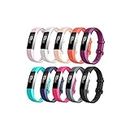 10PK Compatible, Replacement Band for Fitbit Alta Small Bracelet Straps for Fitbit Alta & Alta HR/Fitbit Ace Wristbands for Women Men Boys Girls