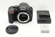 "EXCELLENT" Nikon D5600 24.2MP Digital Camera Black Body Only #240415c