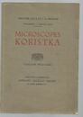 MICROSCOPI e STRUMENTI SCIENTIFICI - CATALOGO KORISTKA 1931.