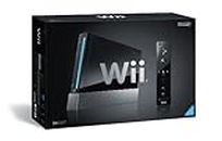 Nintendo Wii Console (Black) With Wii Remote Plus, Nunchuk, Sensor Bar, Wii AC Adapter and Wii AV Cable