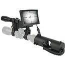 JASHKE DIY Digital Night Vision Scope for Rifle Hunting with HD Camera and 5-inch Portable Display Screen