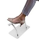 Ejoyous Stainless Steel Footrest Hairdresser, Mobile Hairdressing Chair Foot Pedal Parts Footrest for Beauty Spa Nail Massage Salon Footrest for Hairdressing Salons Stainless Steel Footrest 34 x 29 x 4.5 cm