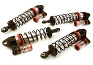 Silver CNC Machined Piggyback Shock Upgrade for Traxxas Bandit 2WD (4-Pack)