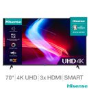 Hisense 70A6KTUK Smart TV 70 pollici 4K UHD