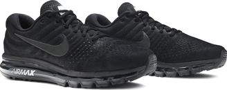 Nike Air Max 2017 Running Shoes Triple Black 849559-004 Men's Shoes Sizes