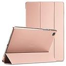 SwooK Case Compatible with Galaxy Tab S6 Lite 10.4 2020, Stand Cover with Translucent Frosted PC Back Shell Fit Samsung Galaxy Tab S6 Lite 10.4 2020 SM-P610/P615 (Rose)