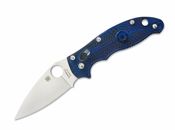 Cuchillo plegable Spyderco Manix 2 azul oscuro ligero CPM-S-110V ✔️ 01SP825