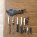 7 Fixed Blade Knives, Some With Sheaths 