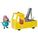Peppa Pig Granddad Dog's Tow Truck Construction Vehicle and Figure Set, Preschool Toys for Boys and Girls 3 Years and Up