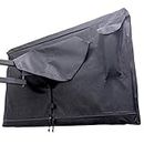 Outdoor TV Cover 48, 49, 50 inch - with Zipper, Weatherproof, Waterproof 360 Degrees Protection, Soft Non Scratch Interior - Black