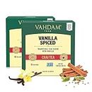 VAHDAM, Vanilla Chai Tea Bags (30 Count) High Caffeine, Non GMO, Gluten Free | Full-bodied & Malty | No Added Flavoring | Blended w/Vanilla, Cappuccino & Exotic Spices | Individually Wrapped Tea Bags