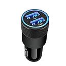 Car Charger Adapter, AILKIN 3.4A Dual Port Cigarette Lighter USB Charger, Fast Car Phone Charger for iPhone 15/14/13/12/11 Pro, Samsung Galaxy S24/S23/S22/S21/S20/S10/A15/A14/A13/A52/A54/A34/Z Flip 5