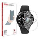 POPIO Tempered Glass Screen Protector For Samsung Galaxy Watch 4 Classic (46Mm) (1.4" Inch), Pack Of 2 for Smartwatch