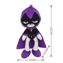 Teen Titans Go Raven Stuffed Plush Doll Soft Toy kid's Gift 25cm DE