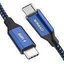 NIMASO USB C auf USB C Kabel, USB Typ C 100W 20V/5A PD Schnellladekabel mit E-Mark Chip Ladekabel und Datenkabel für MacBook,Macbook Pro,iPad Pro 2021/mini 6,MacBook Air,ChromeBook Pixel,Galaxy S8/S8+