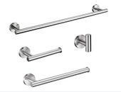 Bathroom Hardware Accessories Set 4PCS Stainless Steel Polished Chrome Clearance