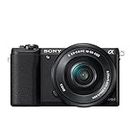 Sony ILCE5100LB.CEC Compact System Camera with 16-50 Lens (24.3 MP, 180 Degrees Tiltable LCD, Fast Hybrid Auto Focus, Noise Reduction Feature, Wi-Fi and NFC) - Black