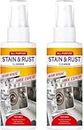 All Purpose Stain & Rust Cleaner Spray For Kitchen & Bathroom,Multi Dirt Removers Pack of 2