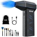EUKI Compressed Air Duster PC Cleaner, 150000RPM Air Blower for PC Cleaning, Electric air Dusters for Lego, 3-Speed Cordless Rechargeable Reusable Compressed Air Blaster for Laptop Computers Keyboard