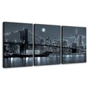 Modern New York Prints 3 Piece Canvas Wall Art Picture Poster Home Decor