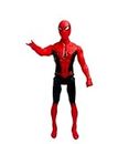 Super Hero Powerful Action Blast Figure Toy Character with LED Light 6.5 Inch red Color