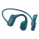 Hiteblaz Bone Conduction Headphones, Wireless Running Headphones, Open Ear Headphones Bluetooth 5.2, IP55 Waterproof Wireless Headset with Mic, 7H Playtime for Workout Running Hiking Blue