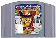 Biolanny New Mario Party 2 N64 Video Game Cartridge US Version for Nintendo 64 Games Console