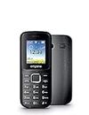 emporiaFN313, 2G mobile phone, Ideal Festival Phone, Dual SIM, SIM free and unlocked for all 2G networks, 1.77 inch colour display, Black